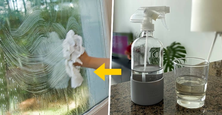 Comment nettoyer les vitres avec 3 ingrédients naturels simples