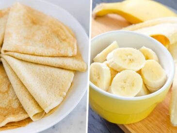 Crêpes à la banane : savoureuses, diététiques et sans farine