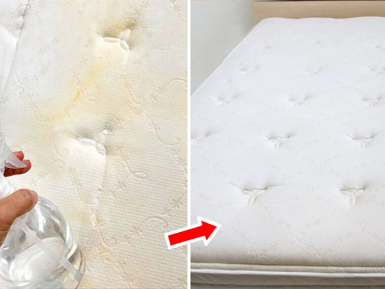 2 astuces efficaces pour blanchir matelas et oreillers sans utiliser d’eau de Javel