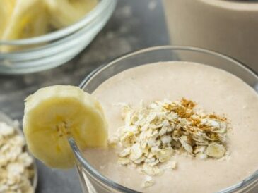 Smoothie banane et avoine pour maigrir