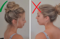 Astuce coiffure avec volume : faire un chignon haut facile et rapide !